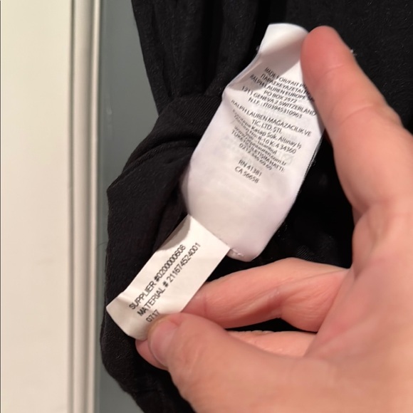 Ralph Lauren Black and Pink Boxy Short Sleeve Tee - Picture 6 of 6